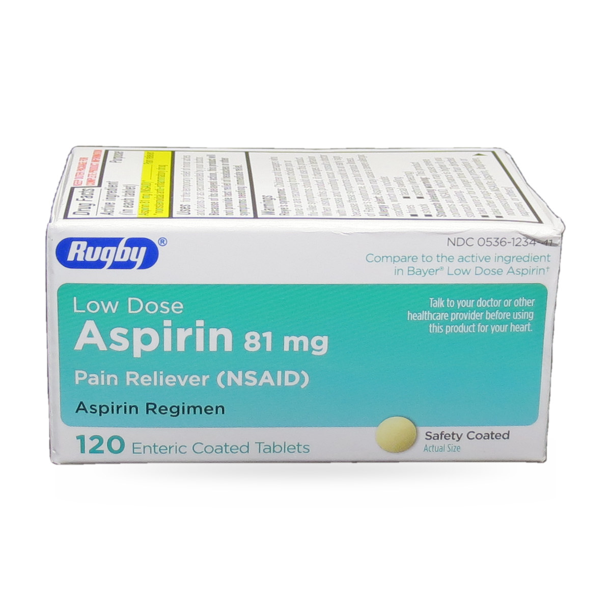 Aspirin EC 81mg 120ct