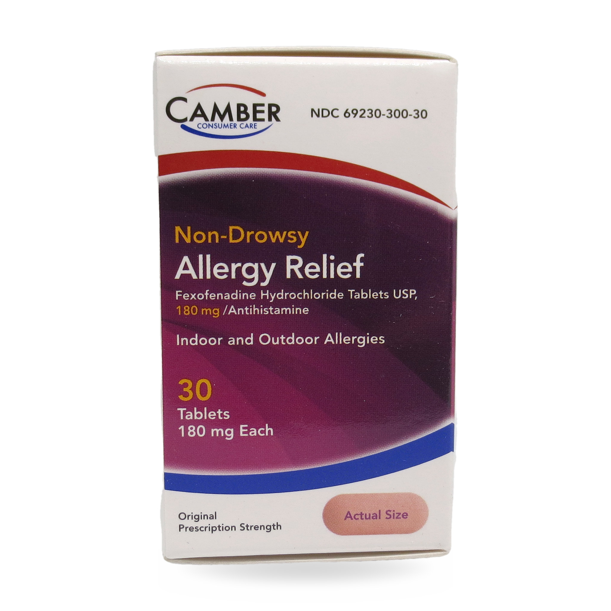 Allergy Relief (Fexofenadine) 180mg 30ct