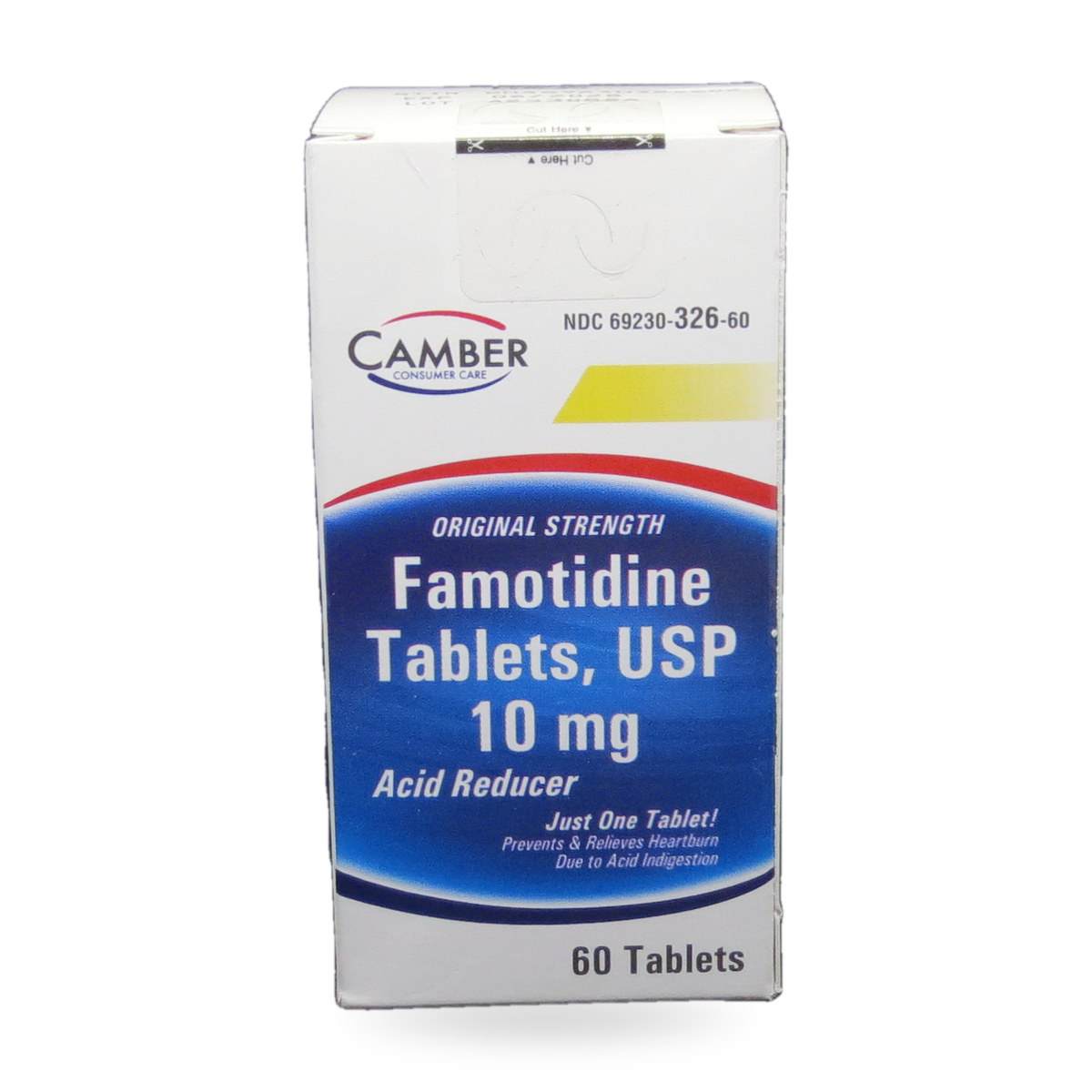 Famotidine 10mg Acid Reducer Tablets 60ct