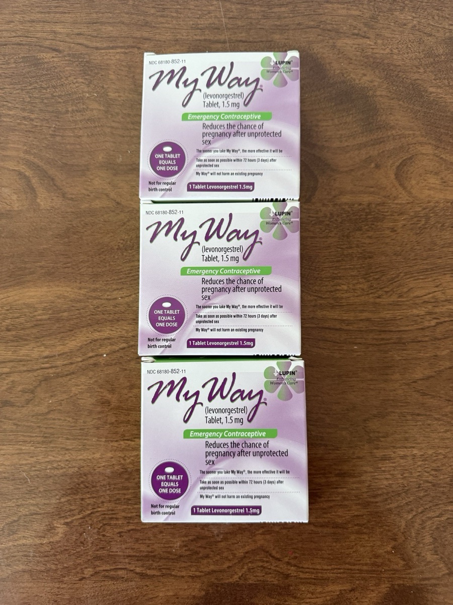 My Way Emergency Contraceptive 3-Pack — Levonorgestrel 1.5mg